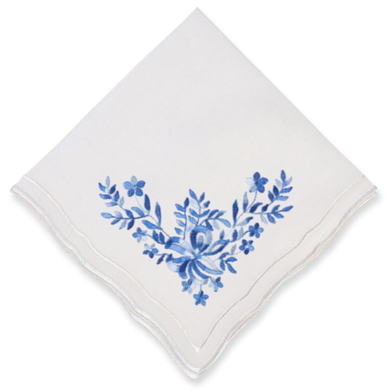 Vintage Dinner Napkin-Blue