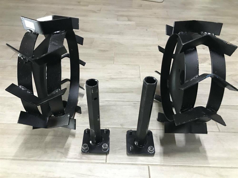 Çapa Makinası Demir Teker Takımı Aks Dahil