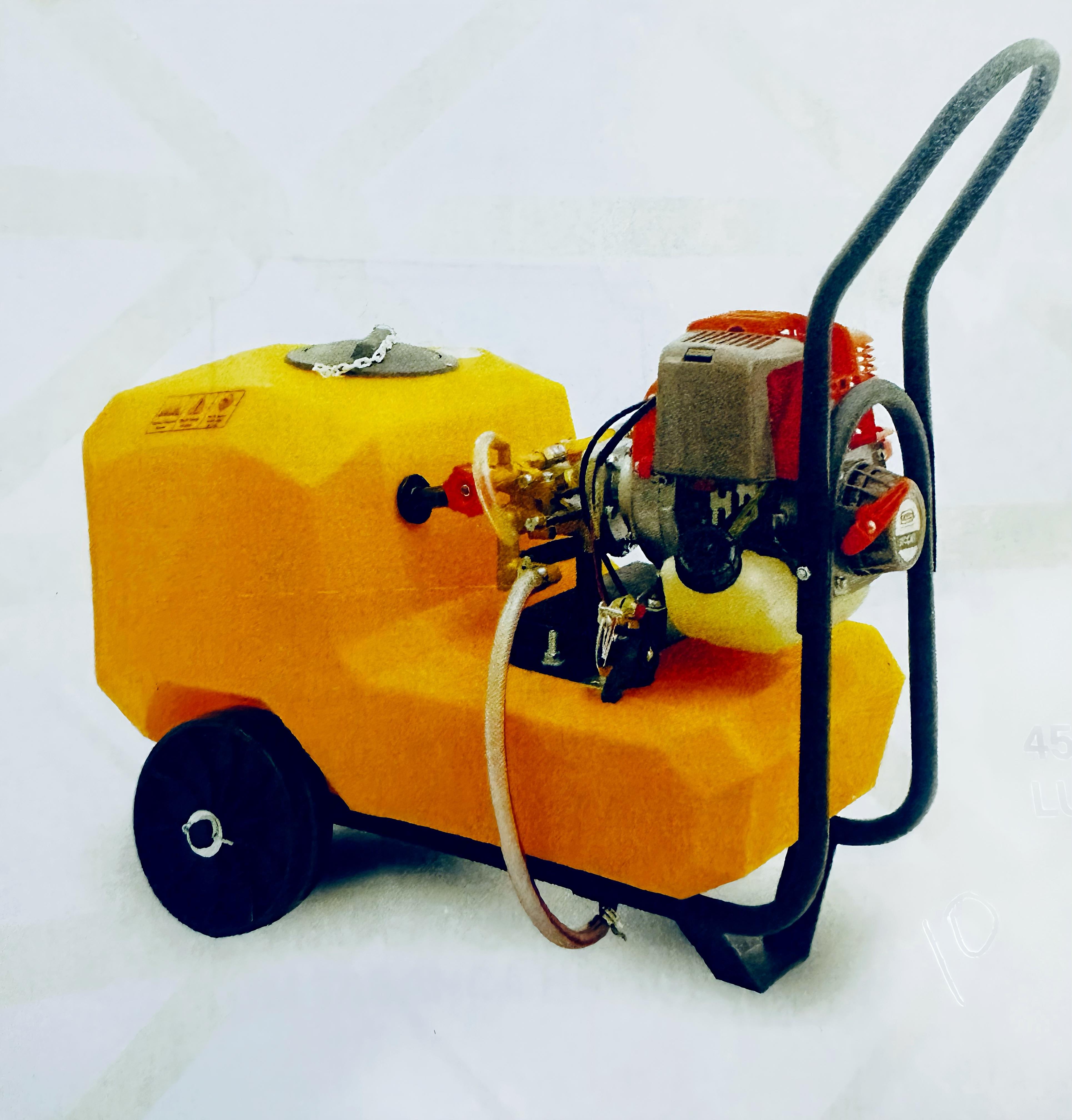 KAAN KST 45 4T 45 Litre 4 Zamanlı Arabalı İlaç Makinası