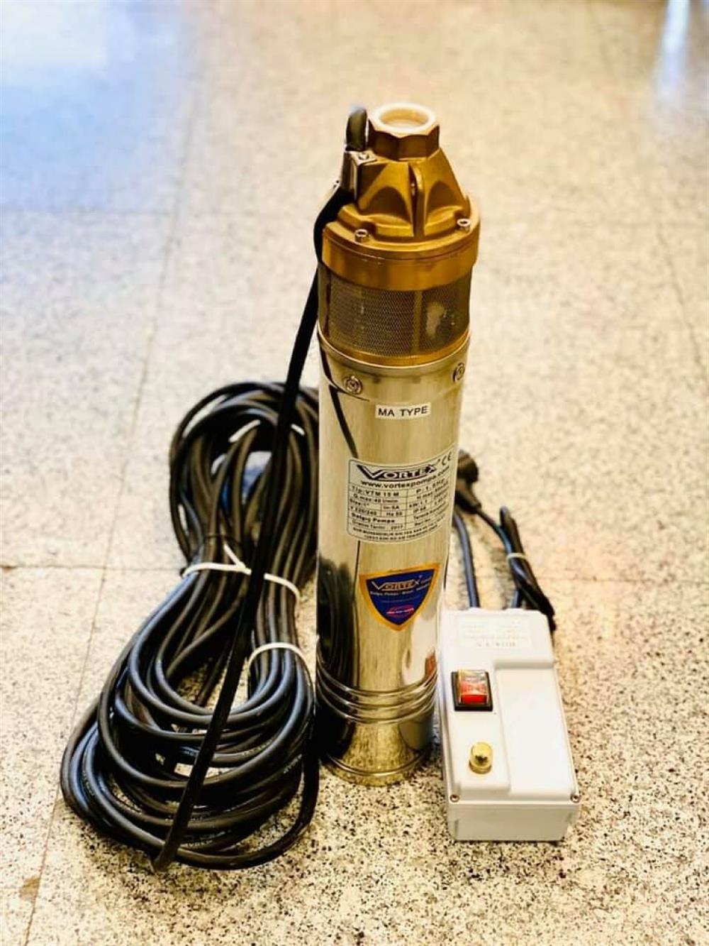 Vortex Vtm 10 M 1 Hp 1'' 20 Mt Kablolu Panolu Dalgıç Pompa