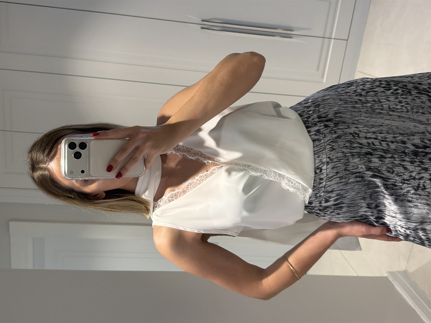 Daphne Beyaz Dantel Detaylı Bodysuit