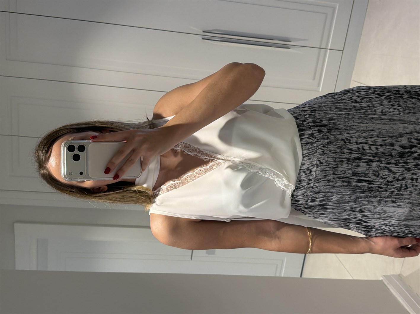 Daphne Beyaz Dantel Detaylı Bodysuit