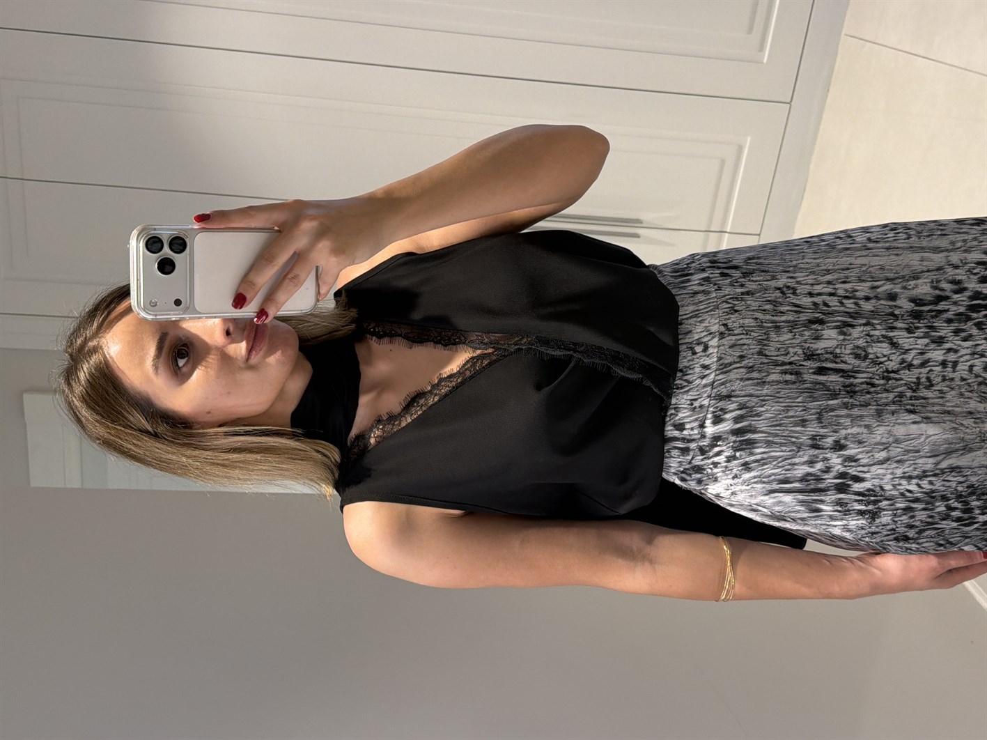 Daphne Siyah Dantel Detaylı Bodysuit