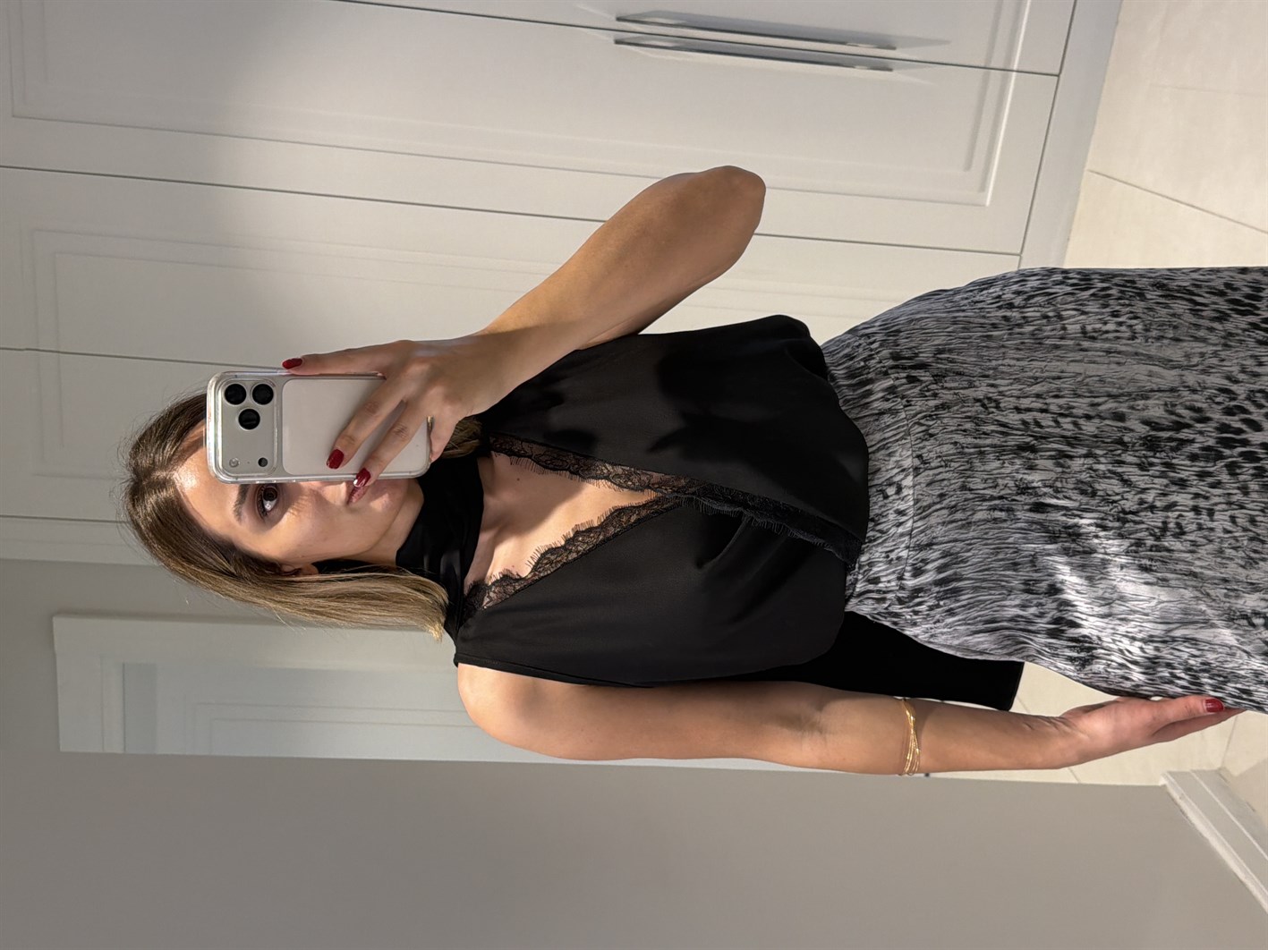 Daphne Siyah Dantel Detaylı Bodysuit