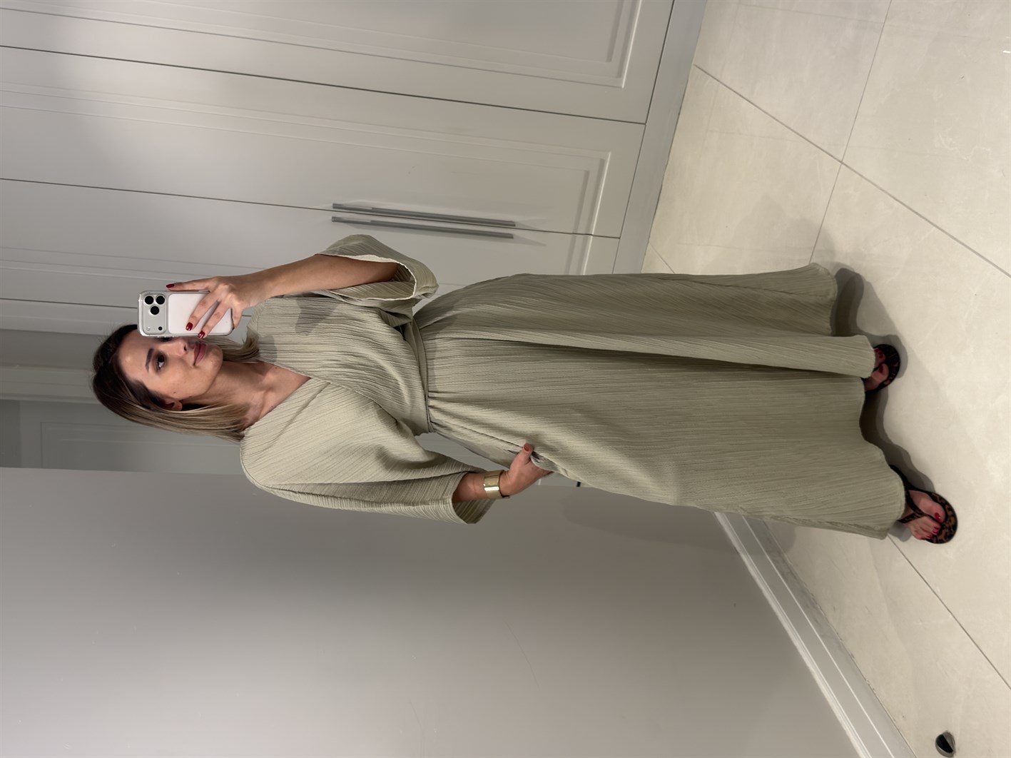 Eudora Haki İkili Elbise Takım