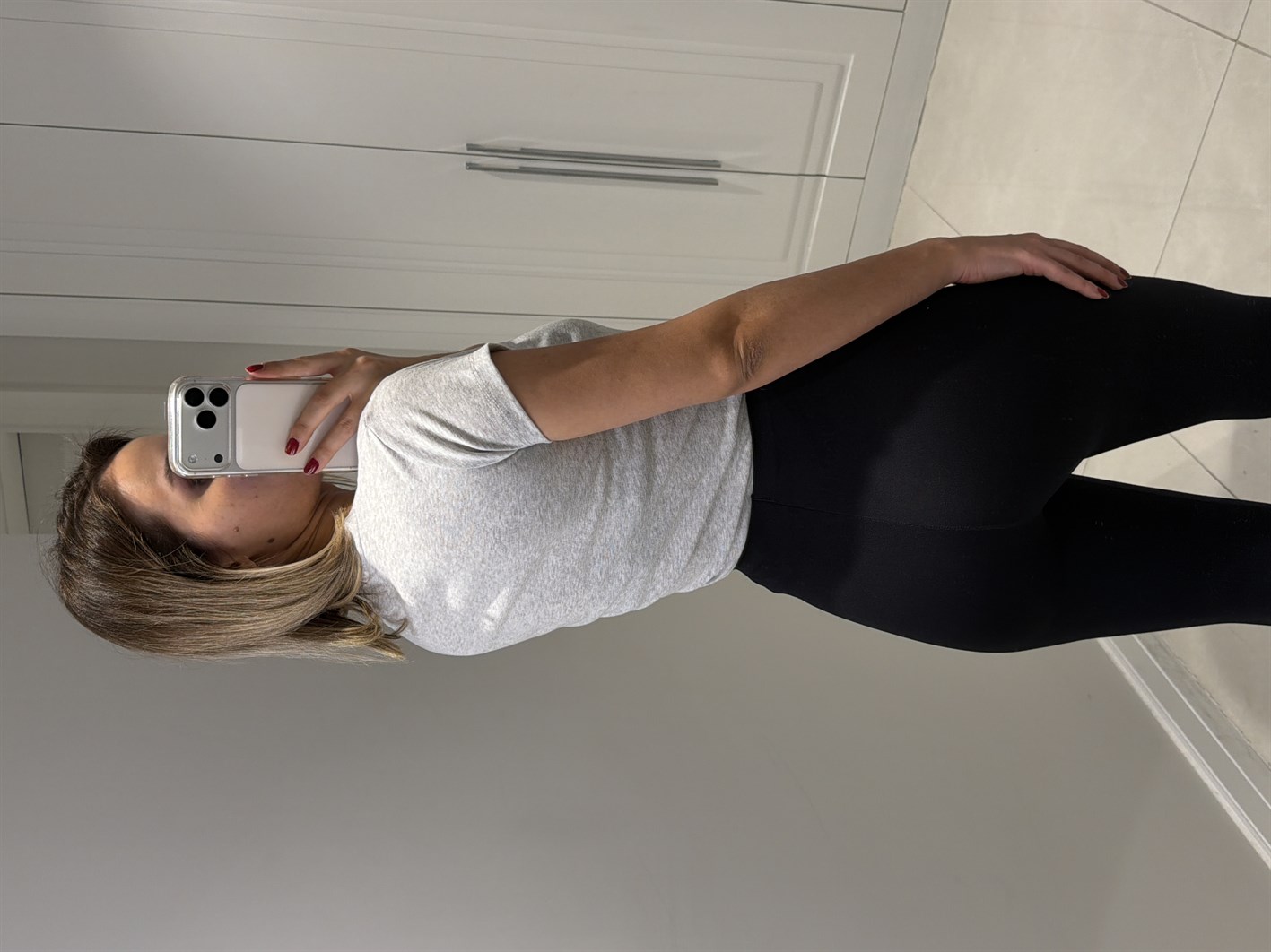 Ralph Gri Kısa Kol Bisiklet Yaka Tişört