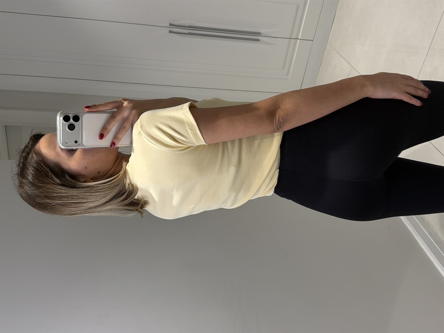 Ralph Sarı Kısa Kol Bisiklet Yaka Tişört