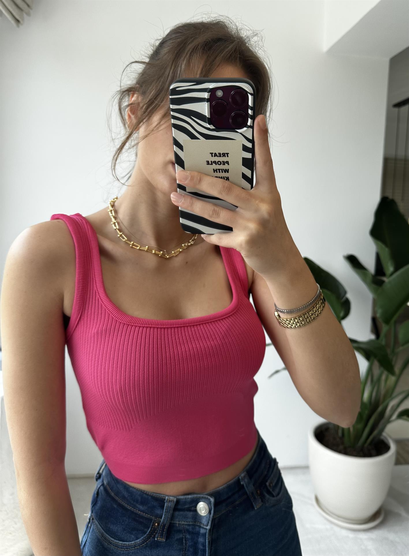 Terra Fu ya Triko Crop Top