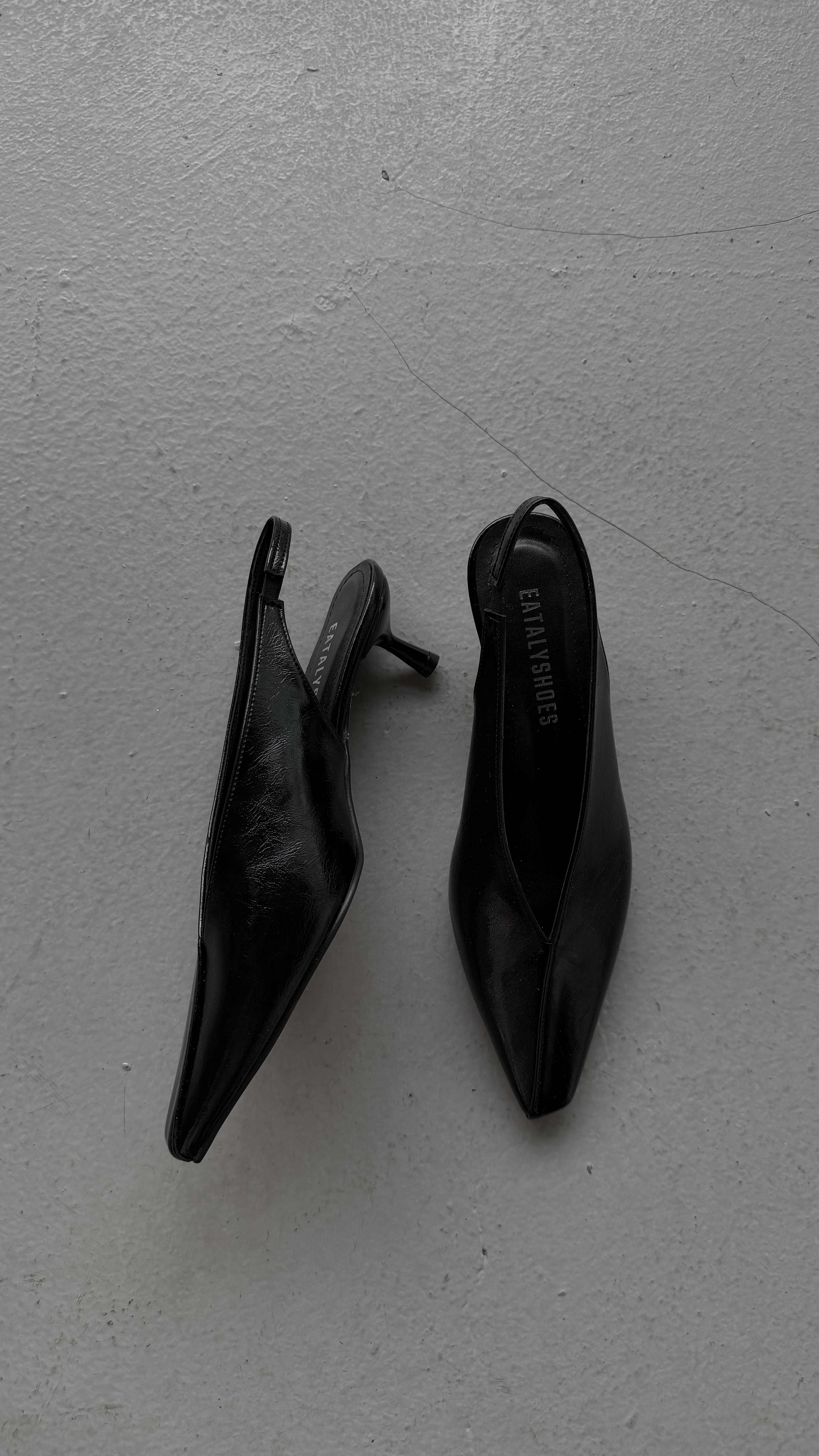 Avena Siyah Minimal Topuklu Ayakkabı