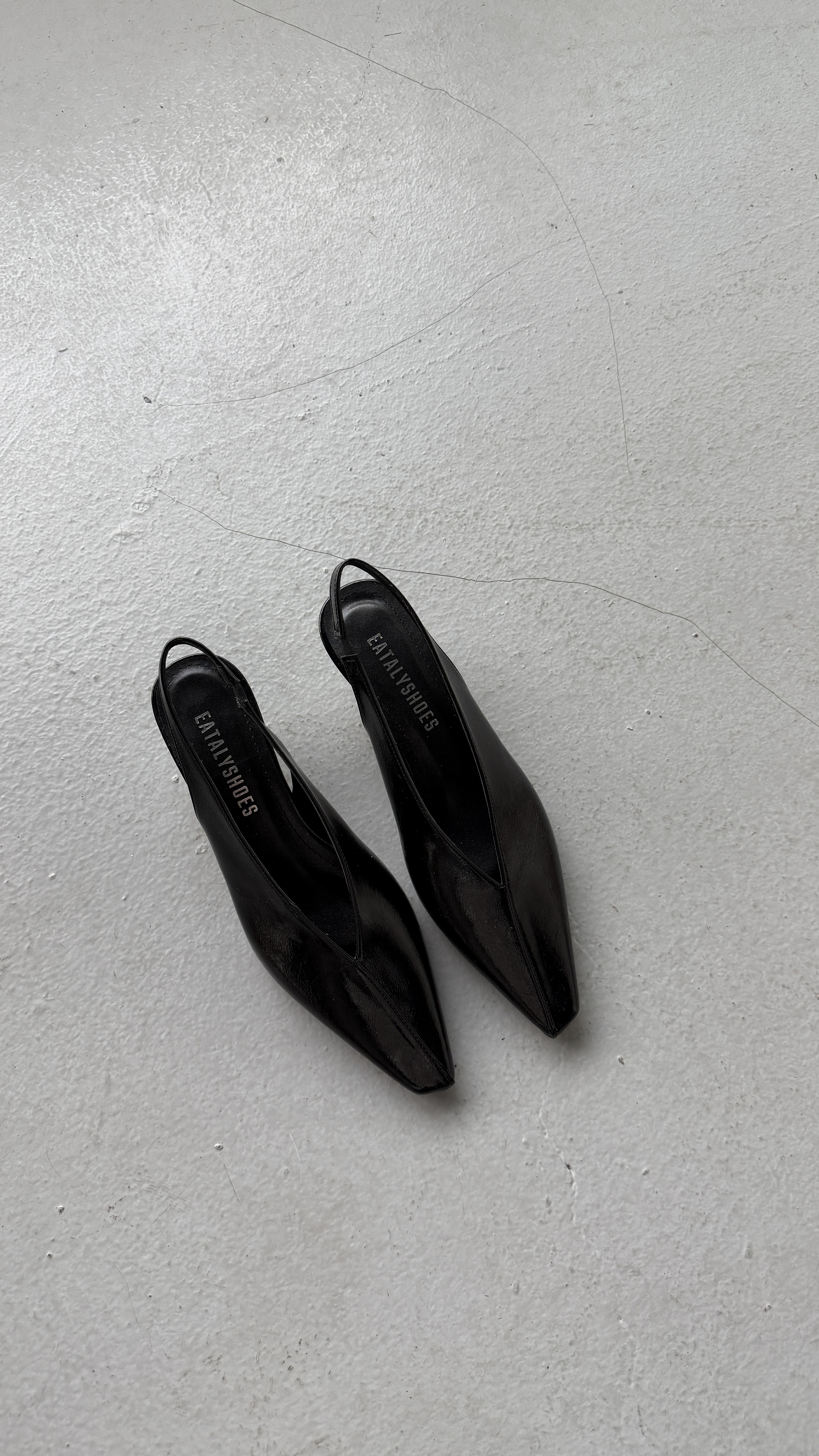 Avena Siyah Minimal Topuklu Ayakkabı