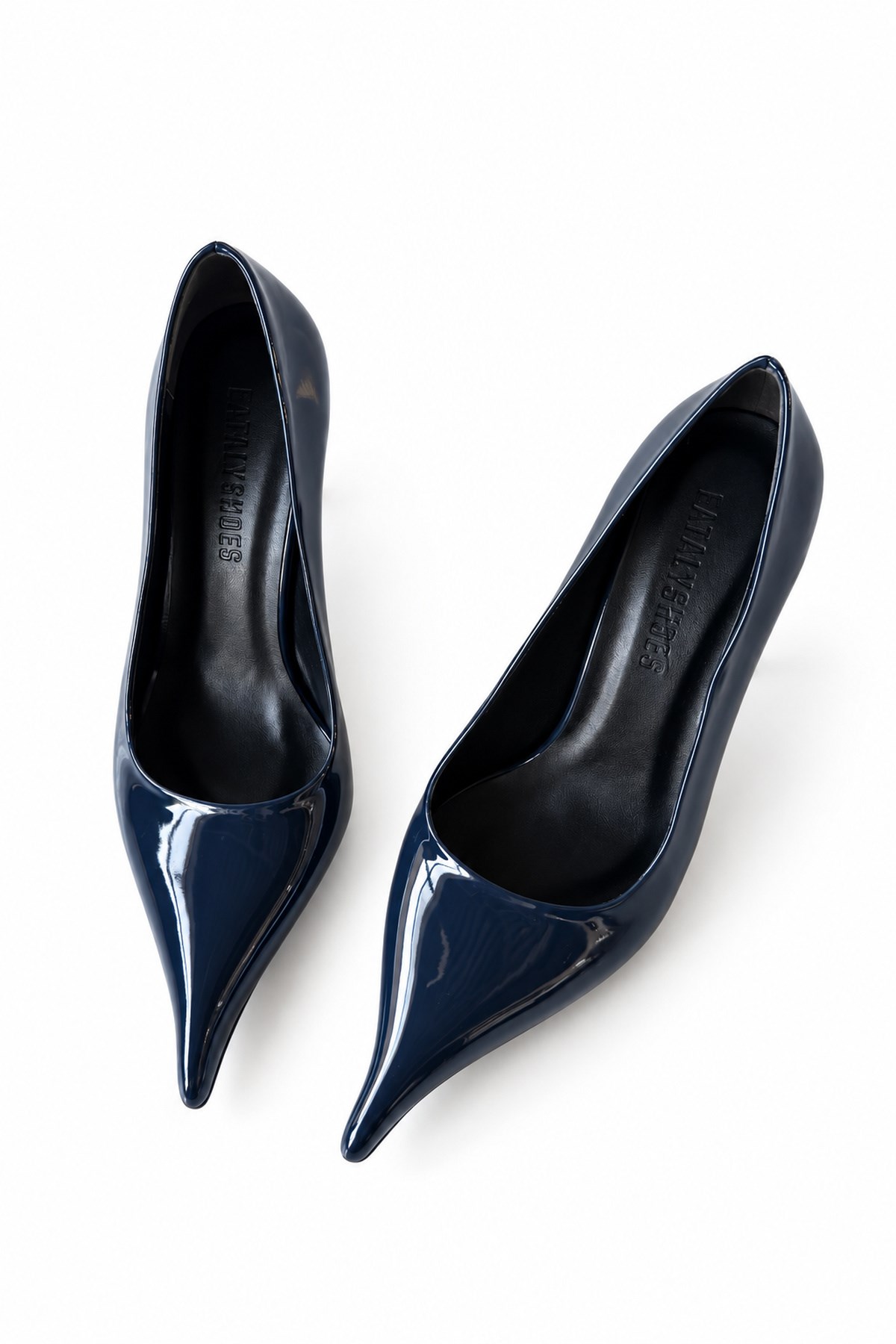 Nera Lacivert Rugan Stiletto