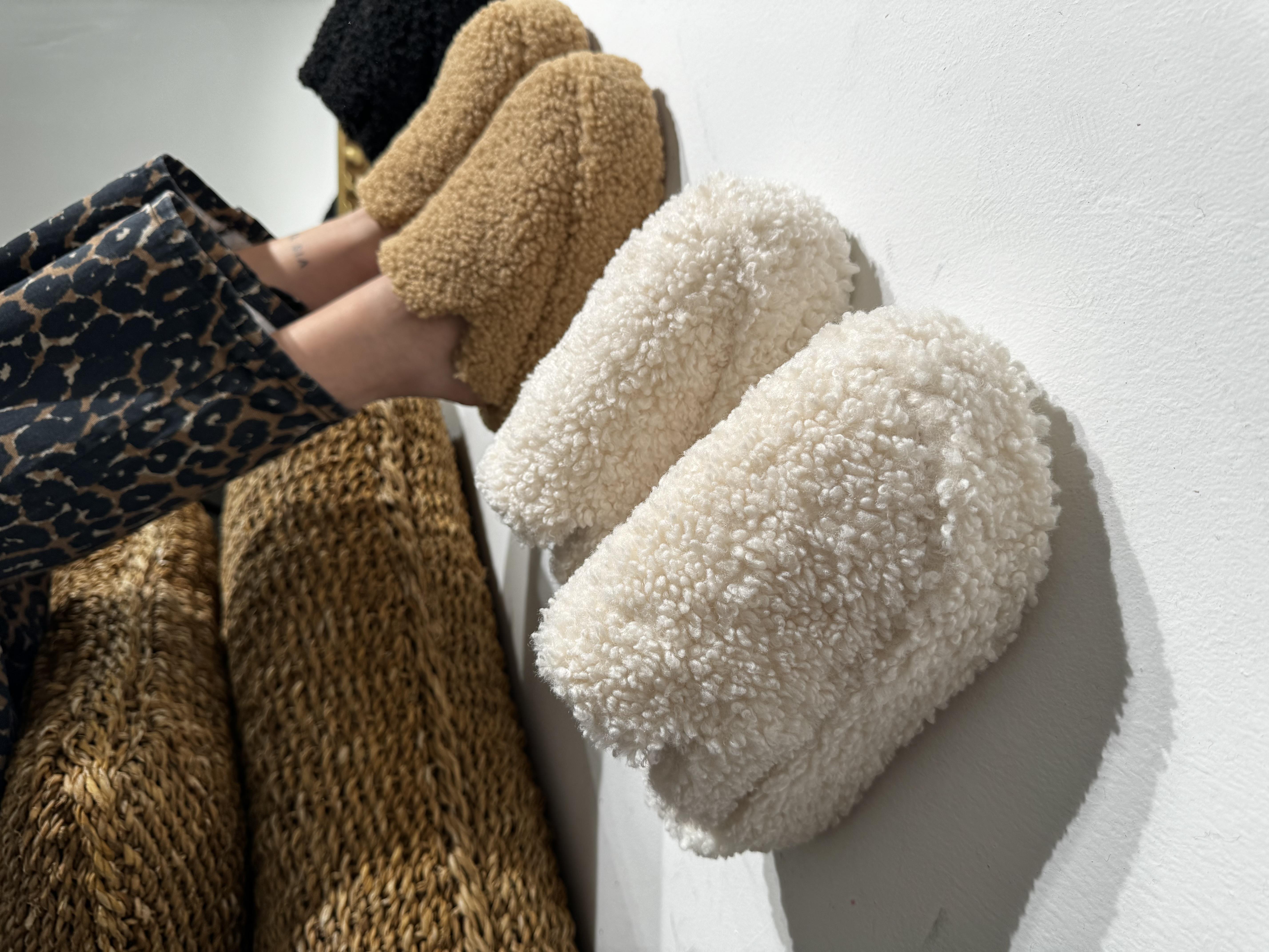 Nico Beyaz Teddy Platform Ev Terlik 