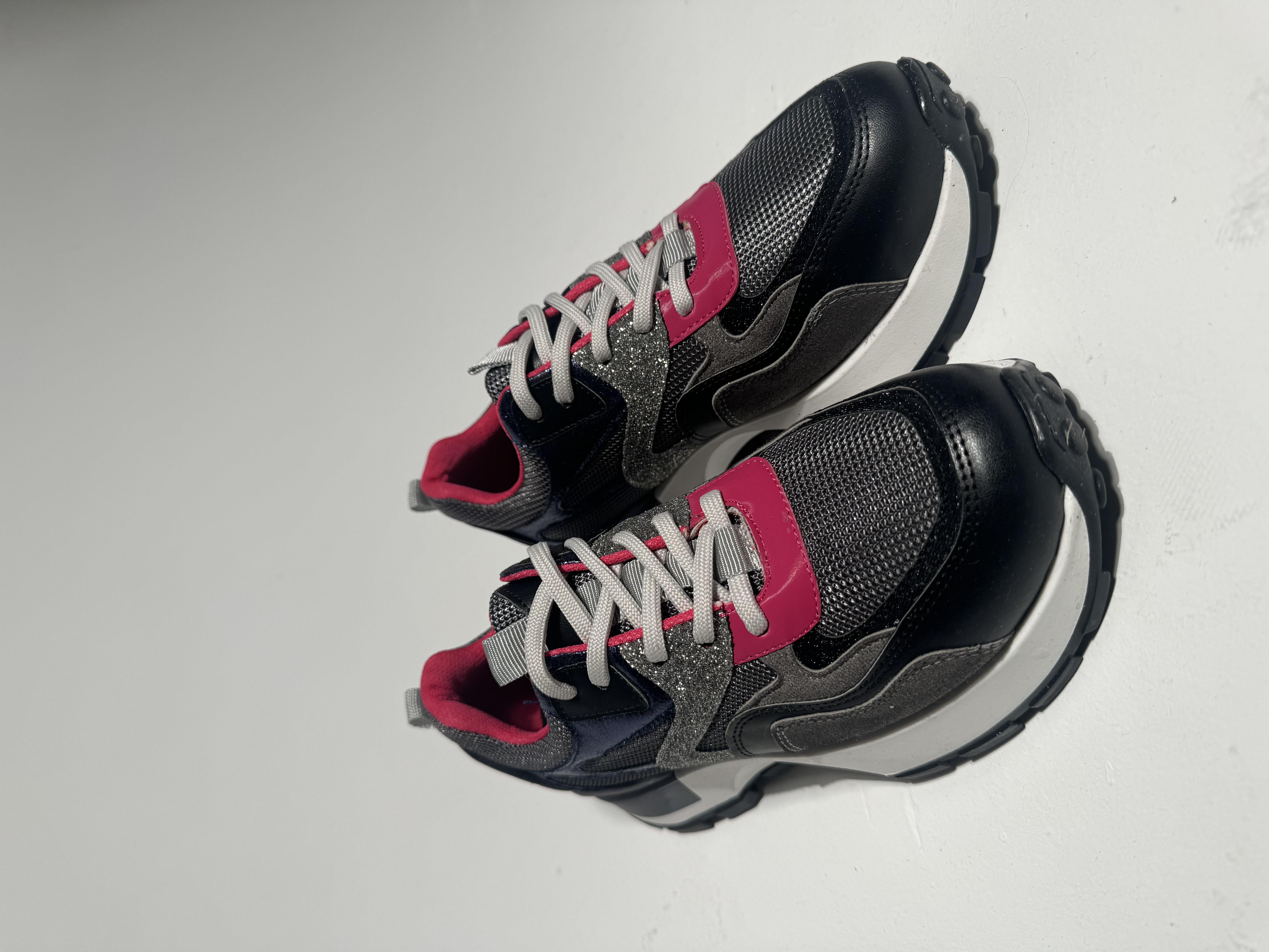 Palma Siyah Fuşya Glitter Sneaker