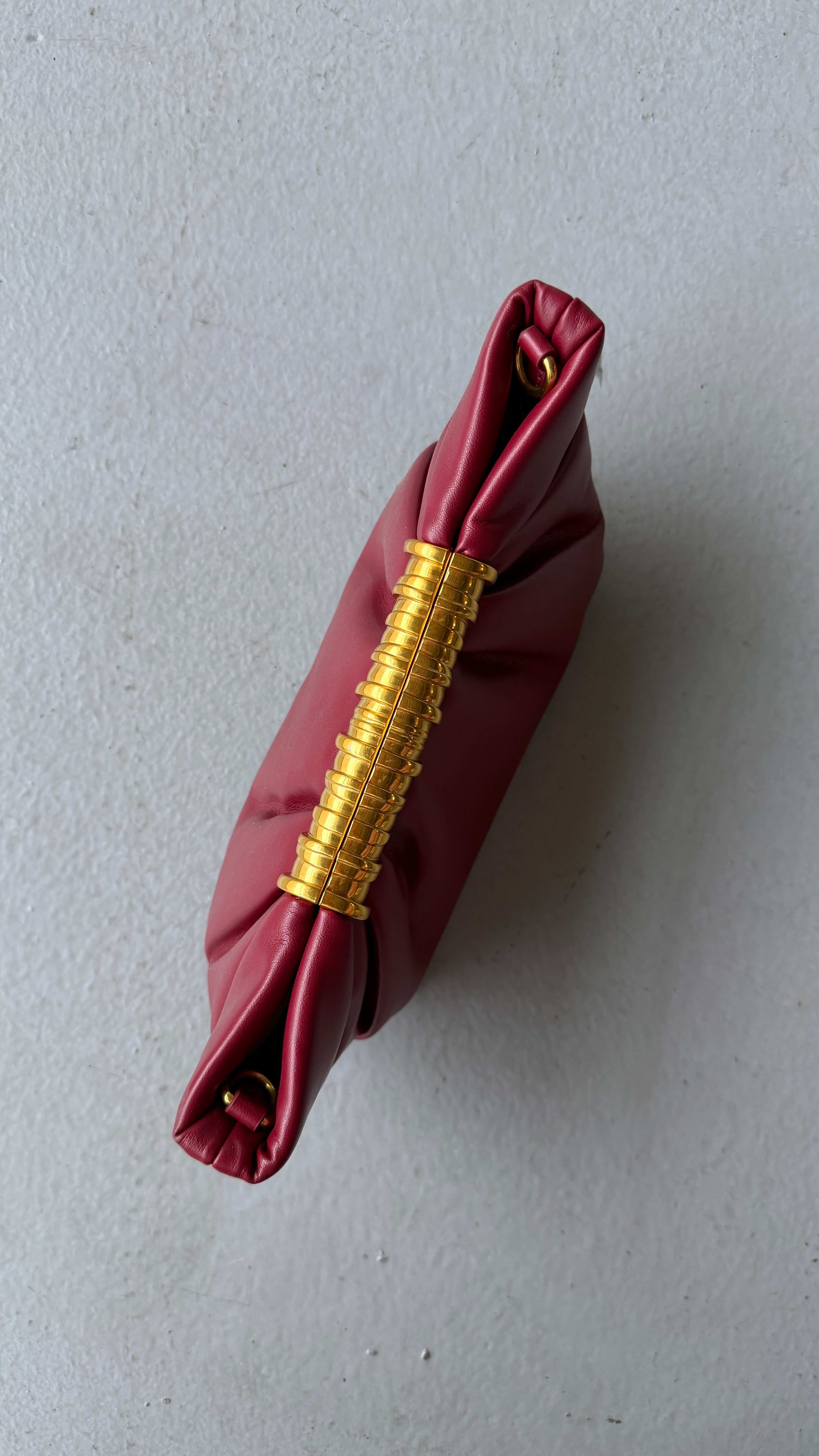 Ruby Luxe Bordo Gece Çantası