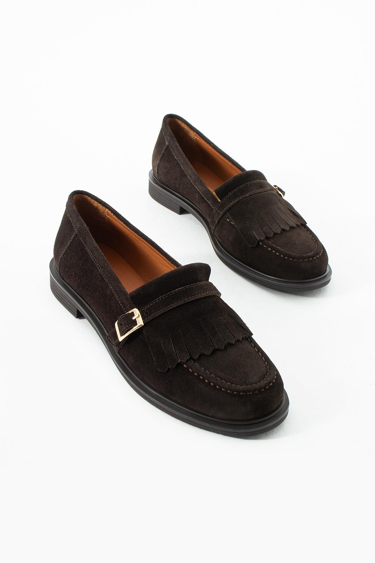 SILENT Acıkahve CLASSIC KADIN OXFORD LOAFER