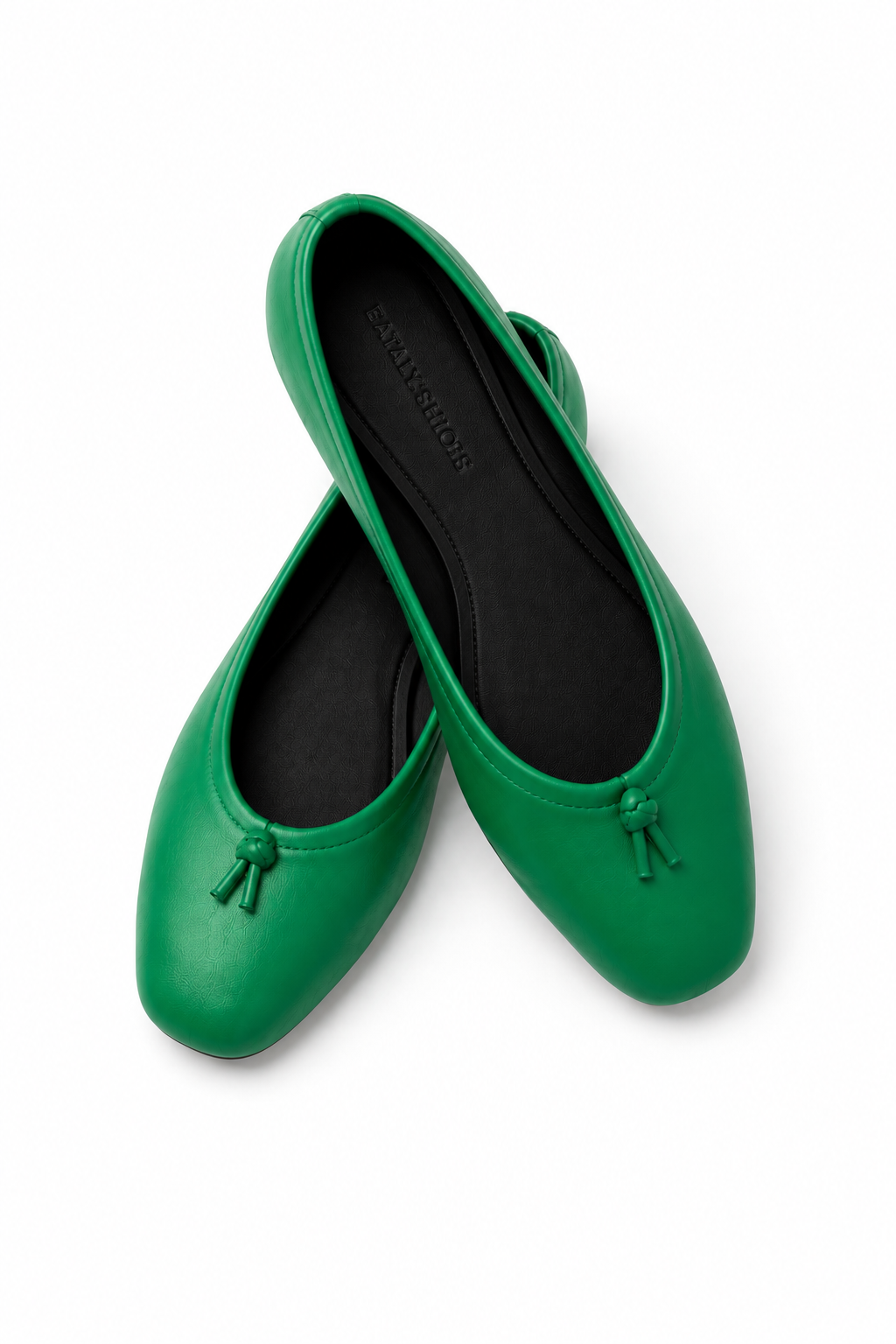 VERDE Yeşil Hakiki Deri Babet