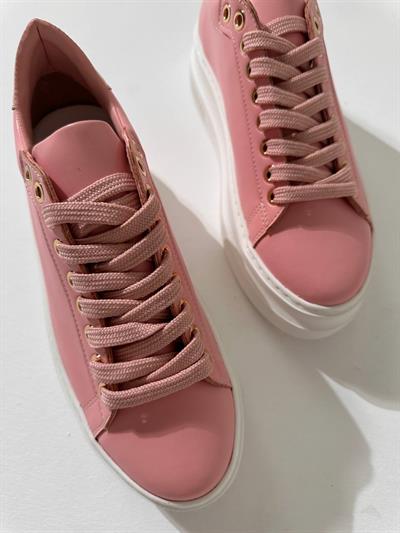 300-001 Pudra Yüksek Tabanlı Kadın Spor