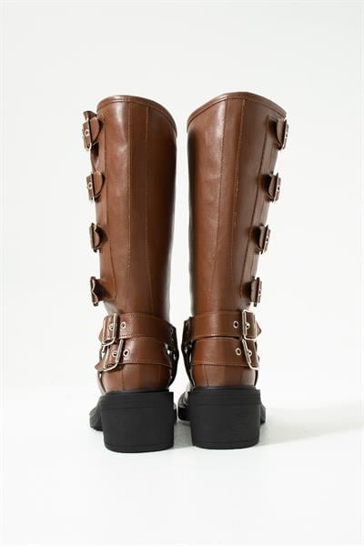 3003 Taba Kemerli Kadın Çizme