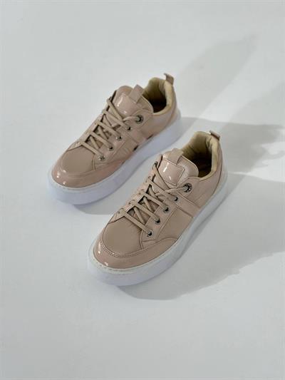 302-23061 Bej Paraşüt Detaylı Kadın Spor