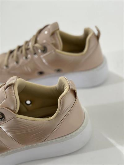 302-23061 Bej Paraşüt Detaylı Kadın Spor