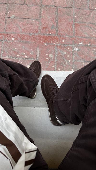 Acıkahve Süet Hakiki Deri Spoe Ayakkabı