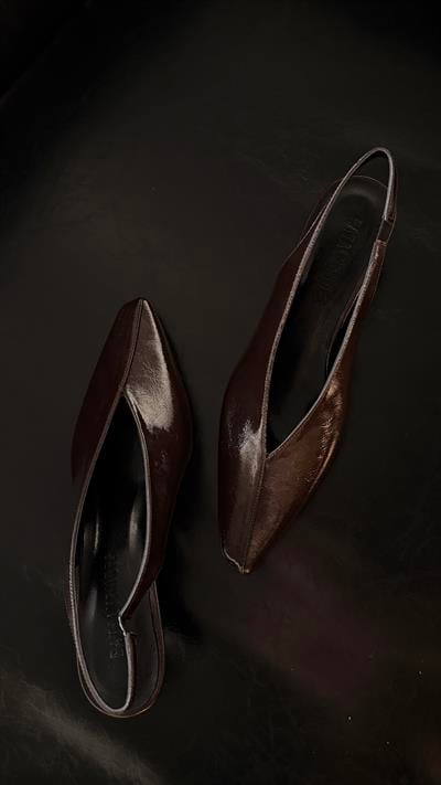 Avena Acıkahve Minimal Topuklu Ayakkabı