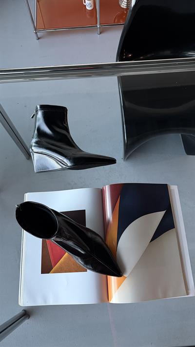 Curve Siyah Streç Kadın Bot