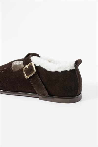 Laven Hakiki Deri Acıkahve Loafer