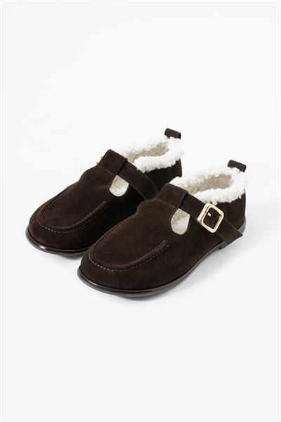 Laven Hakiki Deri Acıkahve Loafer