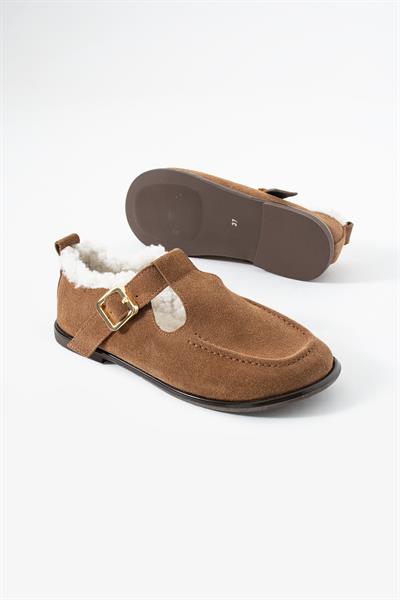 Laven Hakiki Deri Taba Loafer