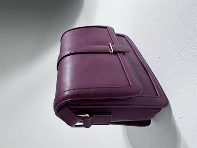 Layo Bordo Önden Kapaklı Kadın Çanta