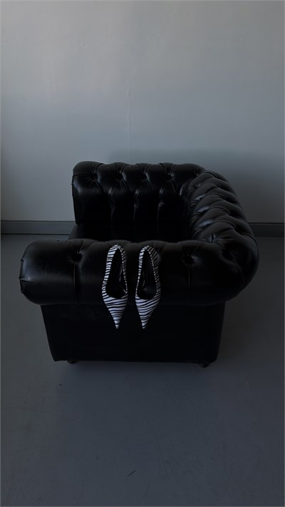 Nera Siyah Beyaz Zebra Stiletto