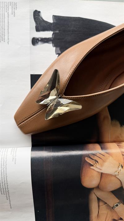 Pamila Taba Kelebek Tokalı Babet