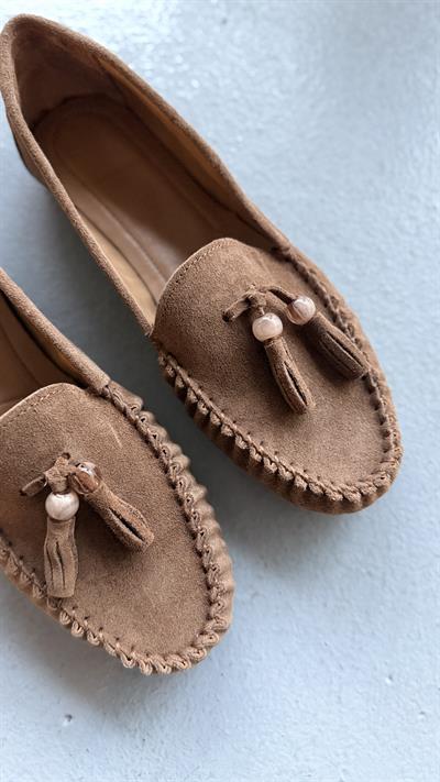 Perla Taba Hakiki Süet Makosen