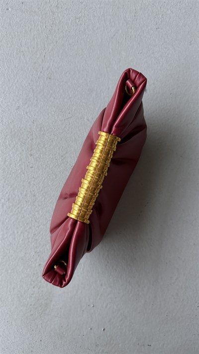 Ruby Luxe Bordo Gece Çantası