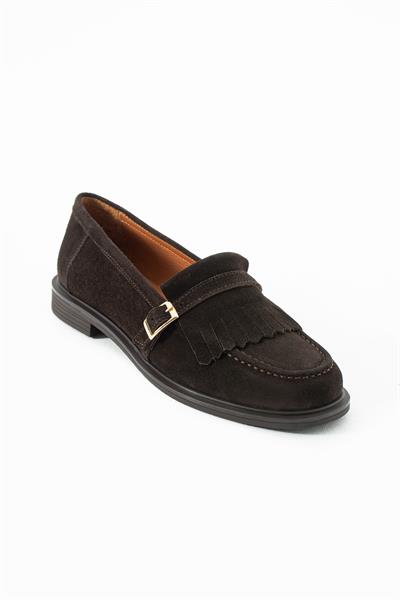 SILENT Acıkahve CLASSIC KADIN OXFORD LOAFER