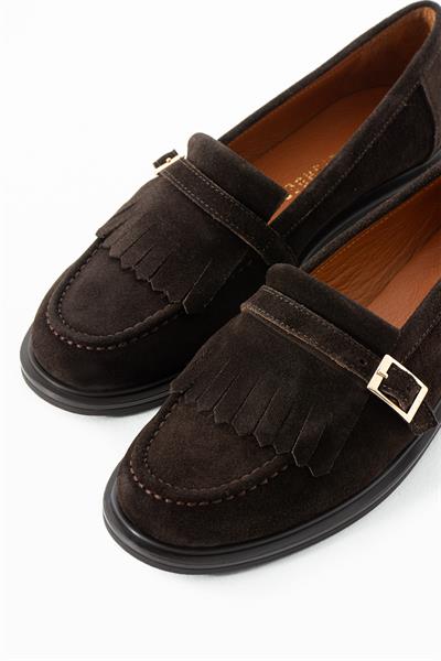 SILENT Acıkahve CLASSIC KADIN OXFORD LOAFER