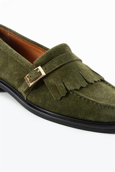 SILENT Yeşil CLASSIC KADIN OXFORD LOAFER