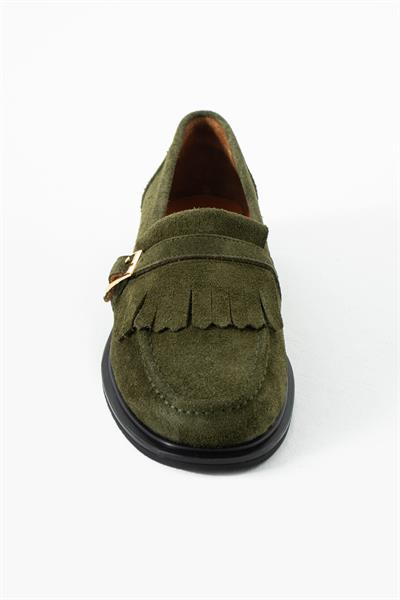 SILENT Yeşil CLASSIC KADIN OXFORD LOAFER