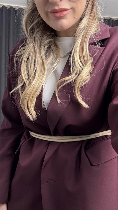 Traf Bej İp Model Kemer 