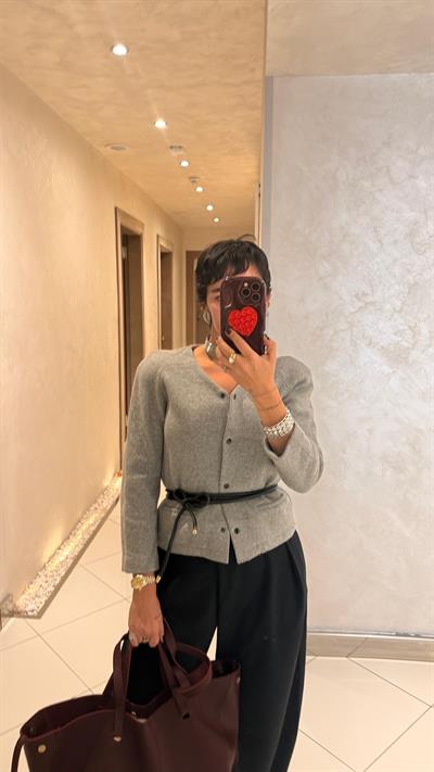 Traf Siyah İp Model Kemer 