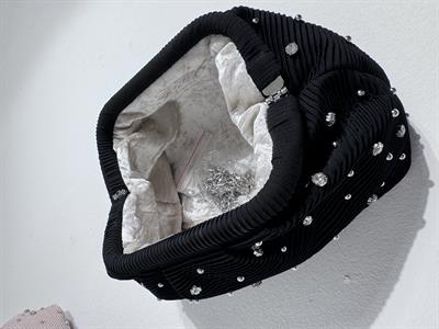 Yulia Siyah RengiTaş Detaylı Şık Kadın Çanta