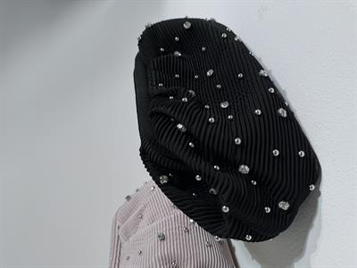 Yulia Siyah RengiTaş Detaylı Şık Kadın Çanta