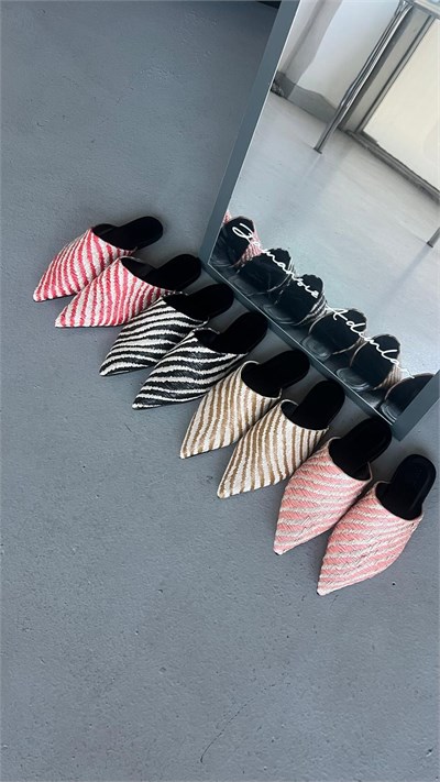 Zaya Gold Hasır Mule
