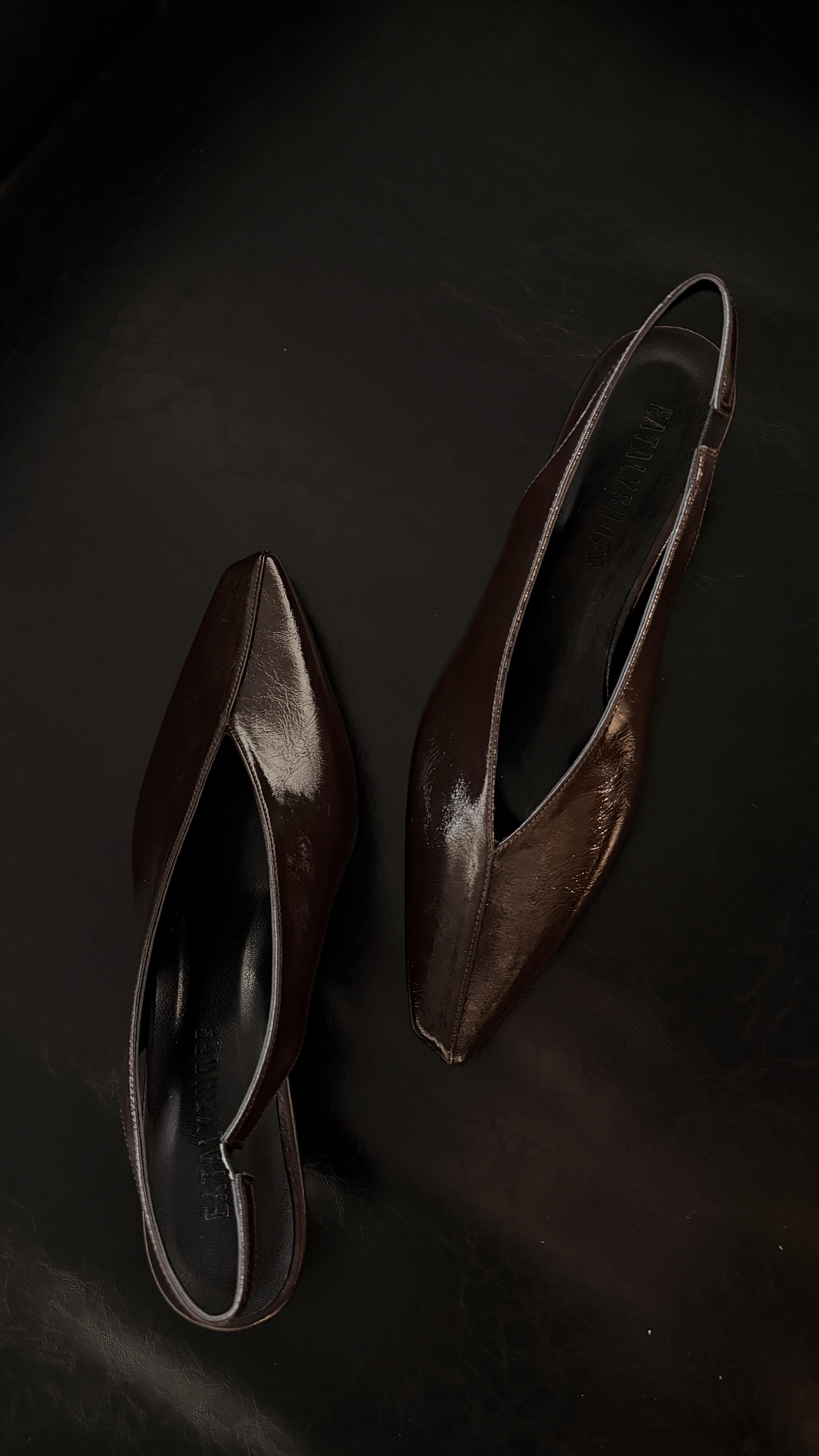 Avena Acıkahve Minimal Topuklu Ayakkabı