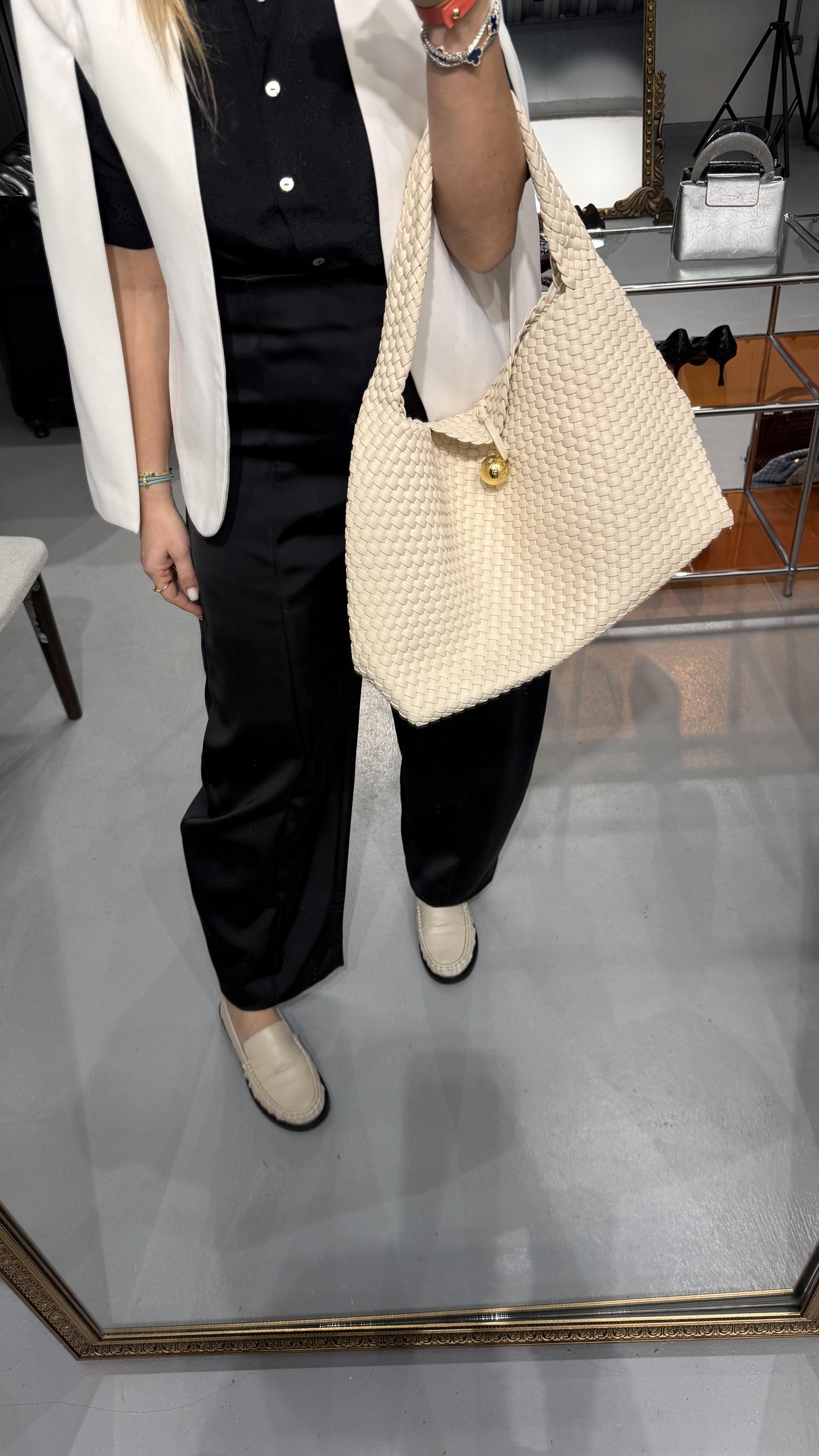 EA Premium Weave Bag Bej