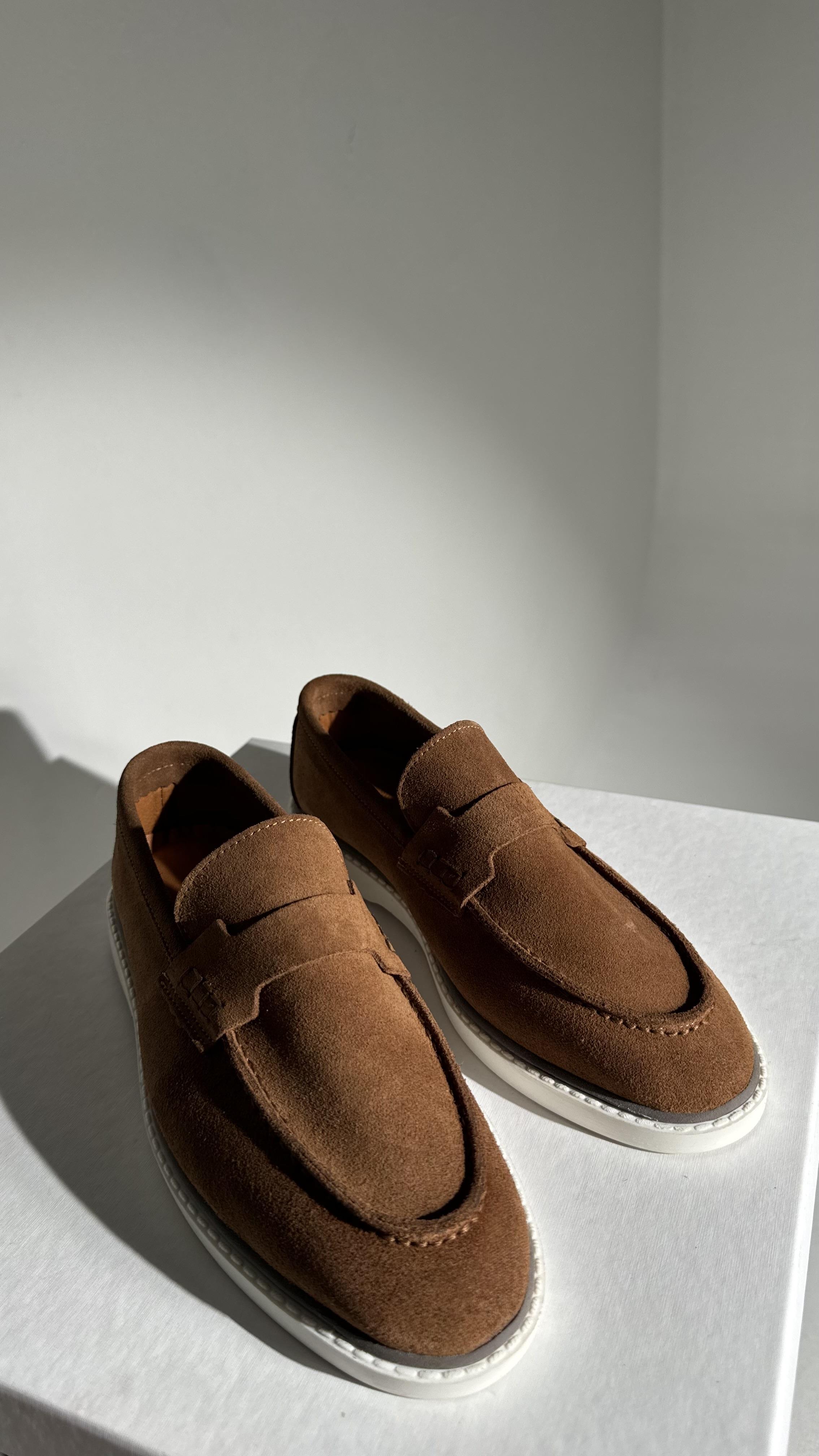 Gigi Taba Hakiki Deri Kadın Casual Babet