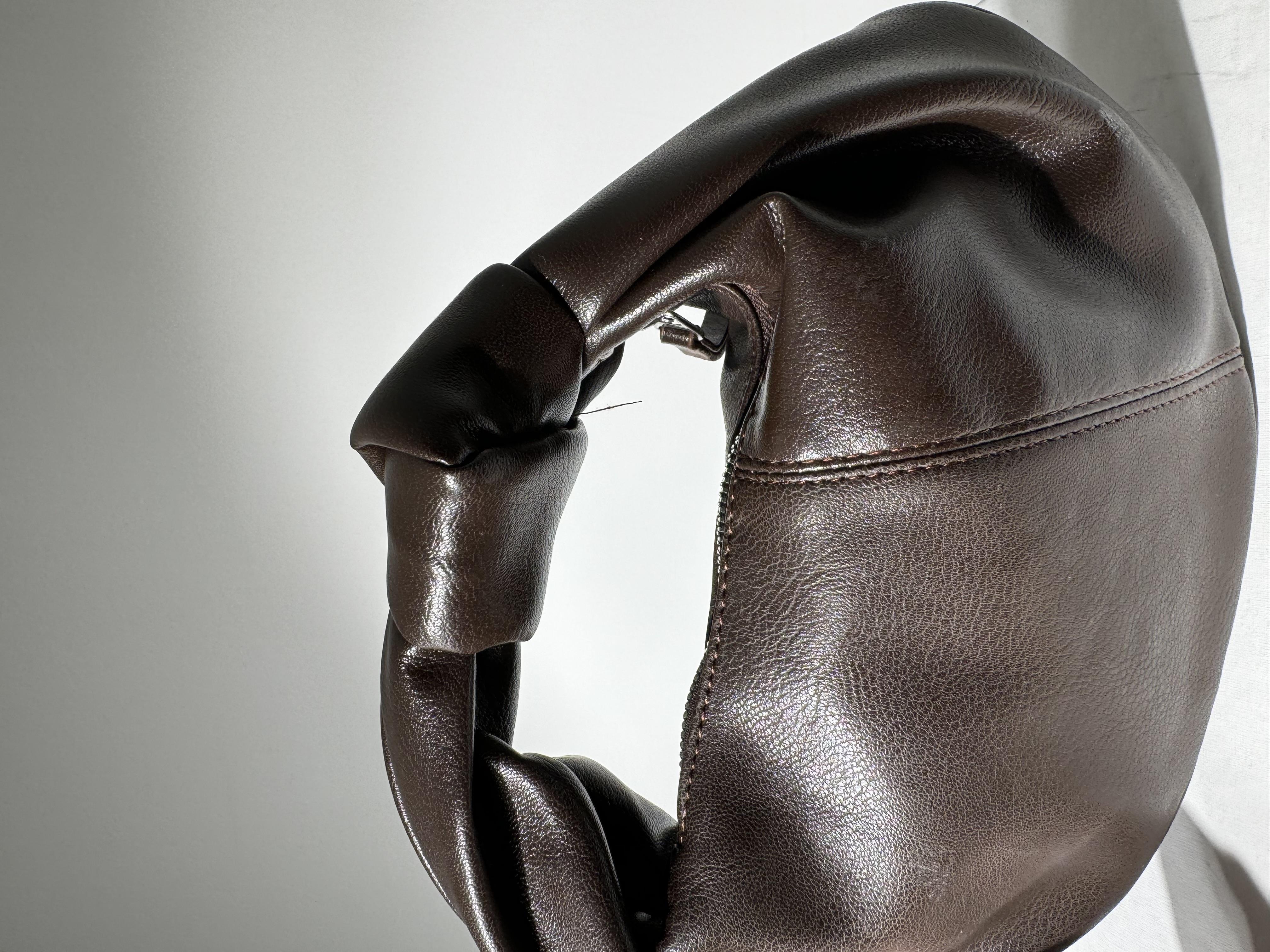 joan Acı Kahve Cilt Görünümlü Çanta