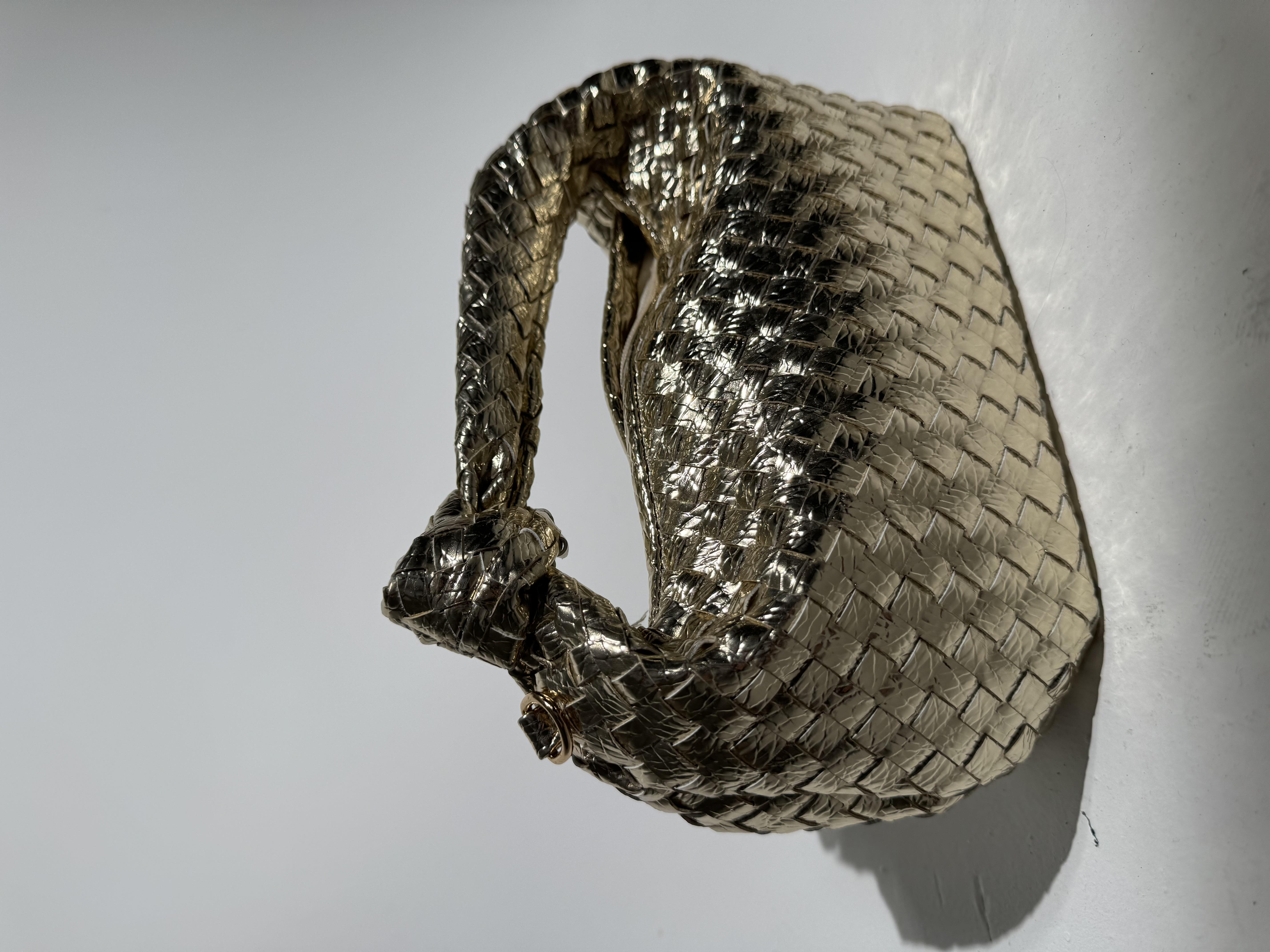 Nely Gold El Örgüsü İthal Çanta 