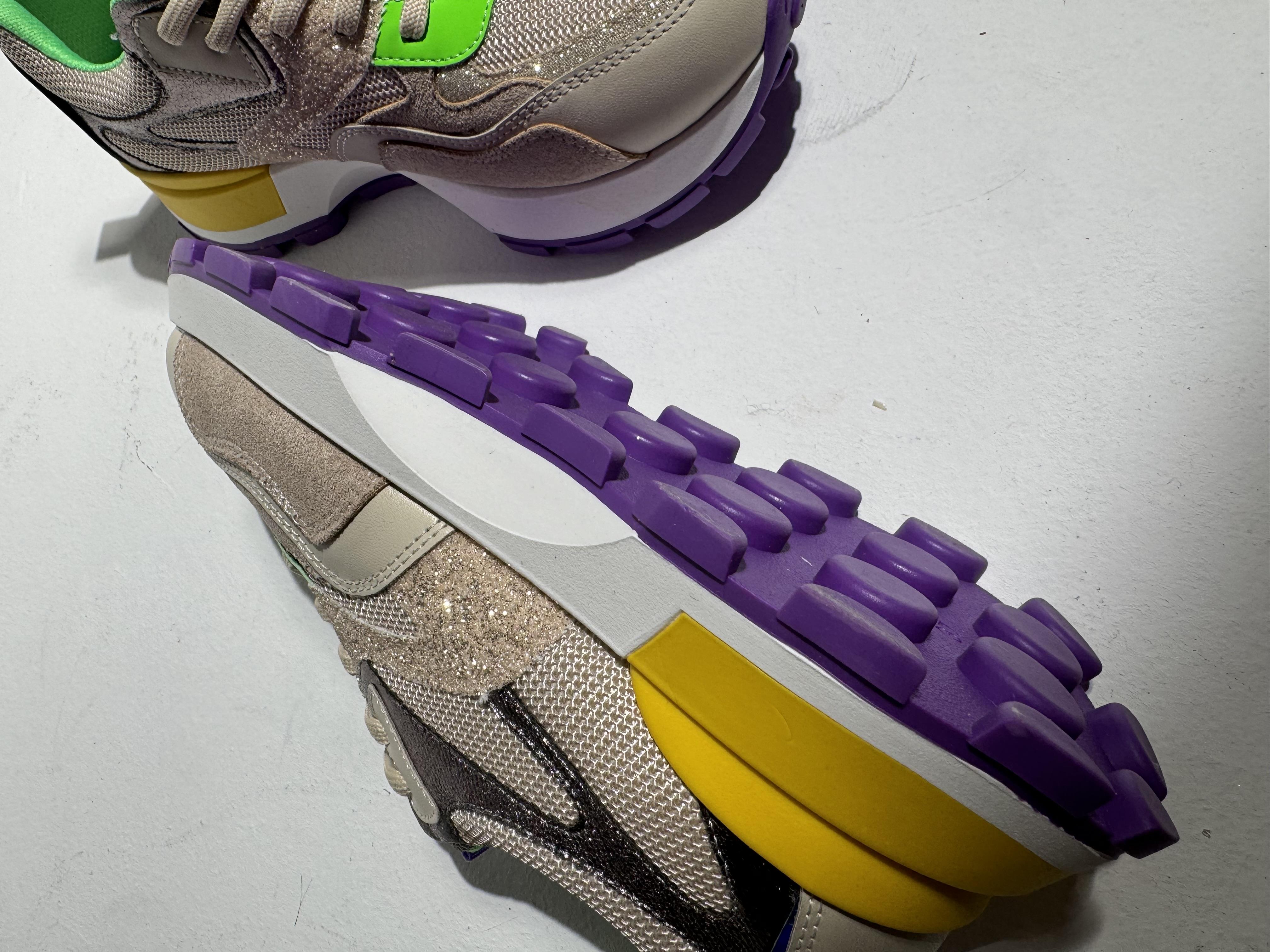 Palma Bej Lila Glitter Sneaker